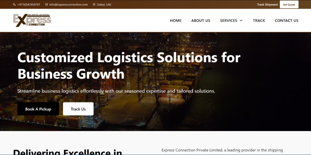 Express Connection website, deploy phase