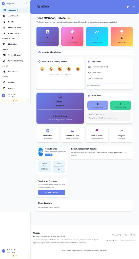 Moodzy platform